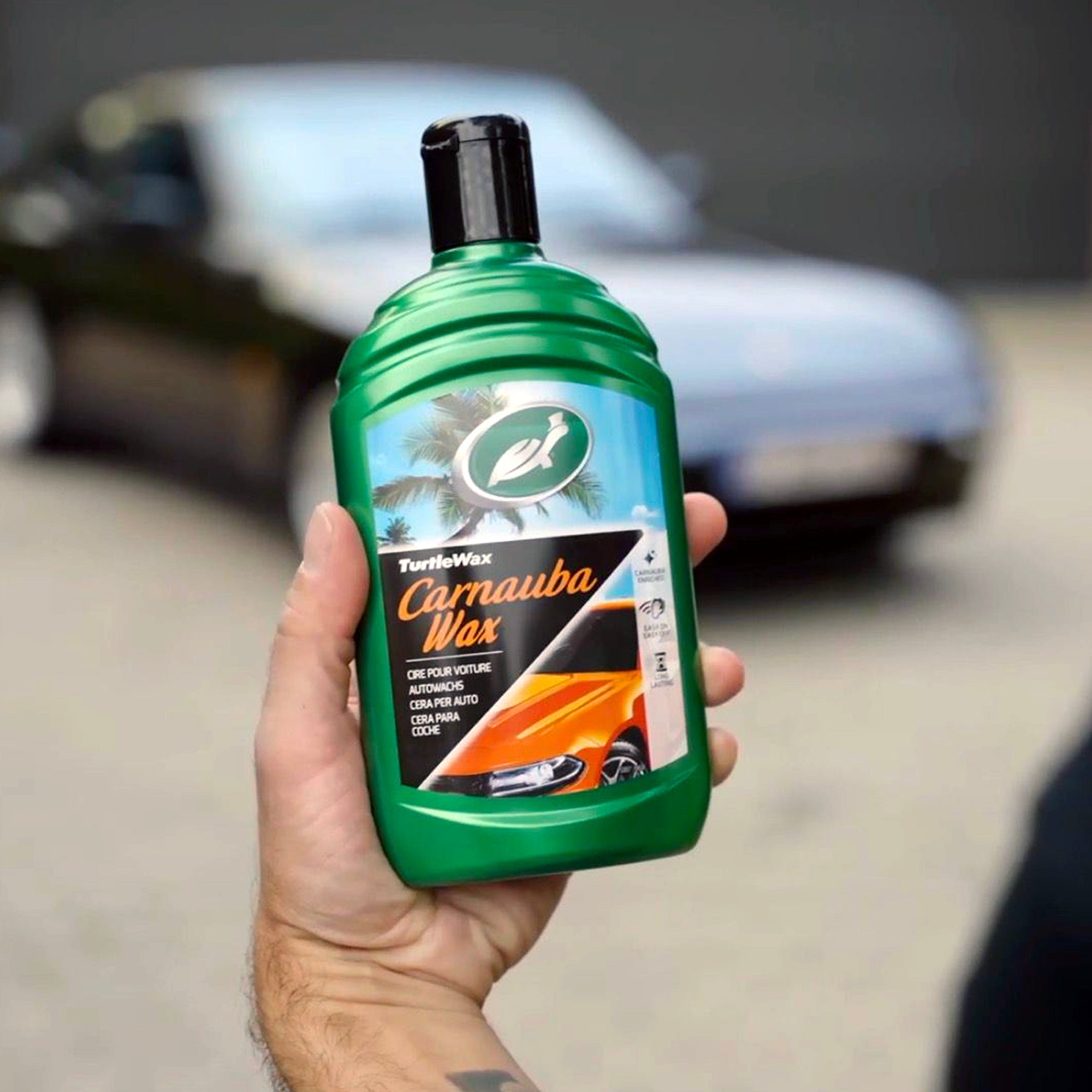 Turtle Wax Carnauba Wax – Cire Carrosserie Brillance & Protection 500ML