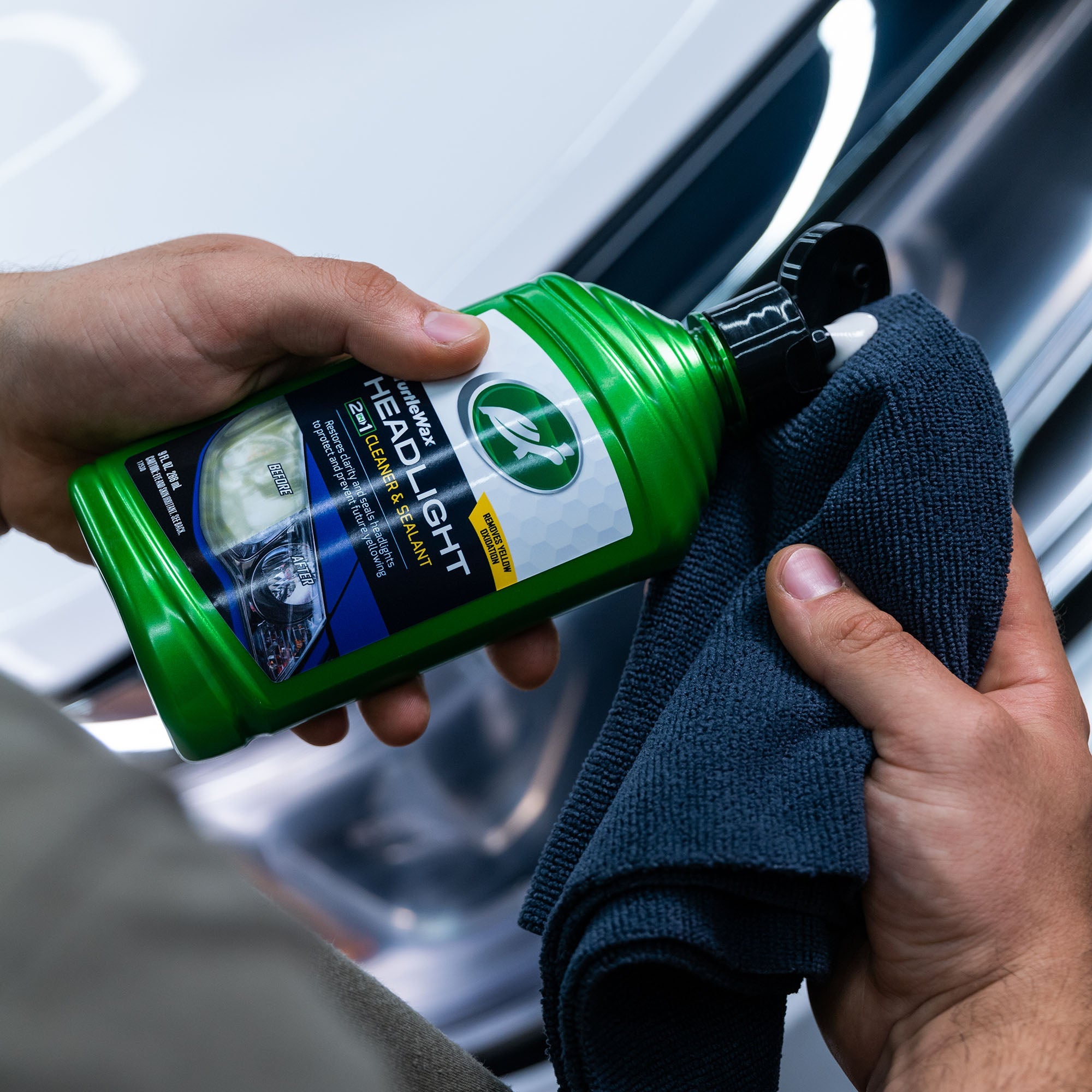 Turtle Wax Headlight Cleaner & Sealant – Nettoyant & Protecteur Phares 300ML