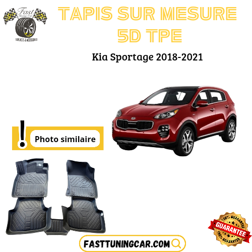 Tapis sur mesure 5D TPE Kia Sportage 2018-2021