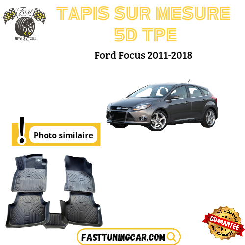 Tapis sur mesure 5D TPE Ford Focus 2011-2018