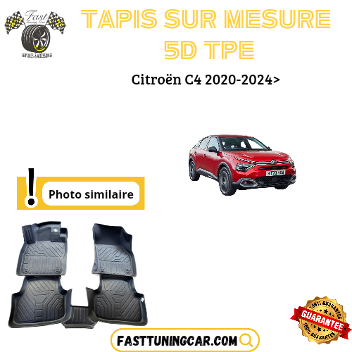 Tapis sur mesure 5D TPE Citroën C4 2020-2024>