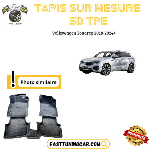 Tapis sur mesure 5D TPE Volkswagen Touareg 2018-2024>