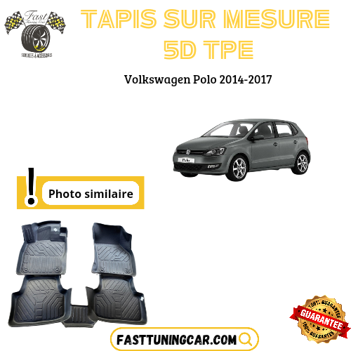 Tapis sur mesure 5D TPE Volkswagen Polo 2014-2017