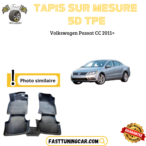 Tapis sur mesure 5D TPE Volkswagen Passat CC 2011>