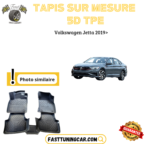 Tapis sur mesure 5D TPE Volkswagen Jetta 2019>