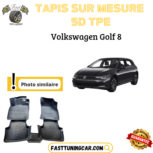 Tapis sur mesure 5D TPE Volkswagen Golf 8