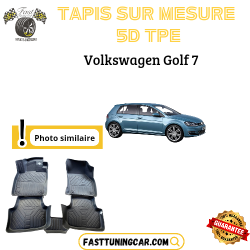 Tapis sur mesure 5D TPE Volkswagen Golf 7