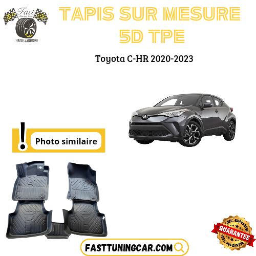 Tapis sur mesure 5D TPE Toyota C-HR 2020-2023