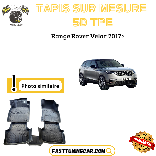 Tapis sur mesure 5D TPE Range Rover Velar 2017>