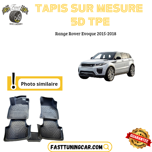 Tapis sur mesure 5D TPE Range Rover Evoque 2015-2018