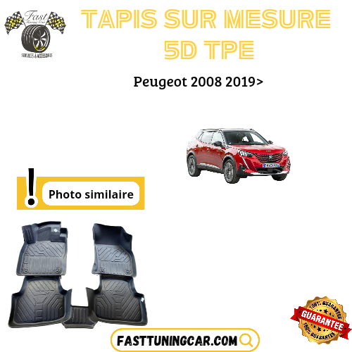 Tapis sur mesure 5D TPE Peugeot 2008 2019>