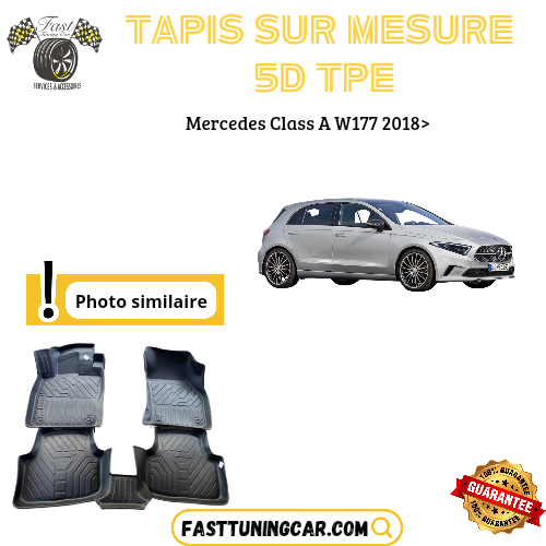 Tapis sur mesure 5D TPE Mercedes Class A W177 2018>