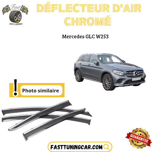 Déflecteur d’air noir et chromé Mercedes GLC W253