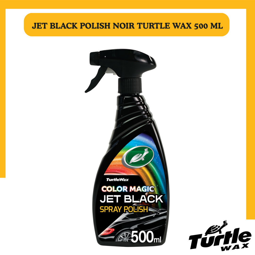 COLOR MAGIC® JET BLACK SPRAY POLISH Turtle Wax, 500 ML