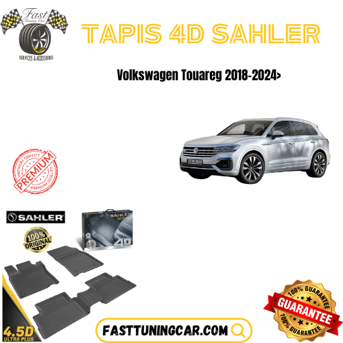 Tapis sur mesure 4D Extra Premium Volkswagen Touareg 2018>