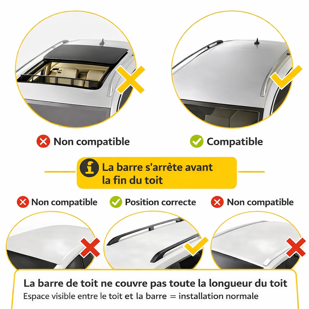 Barres de toit gris silver sur mesure – Fiat Doblo 2023 >