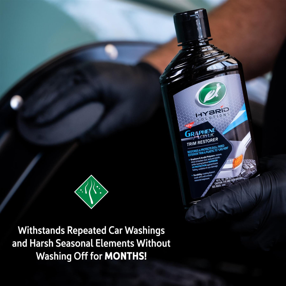 Turtle Wax Hybrid Solutions – Rénovateur Garnitures Graphène 295 ml