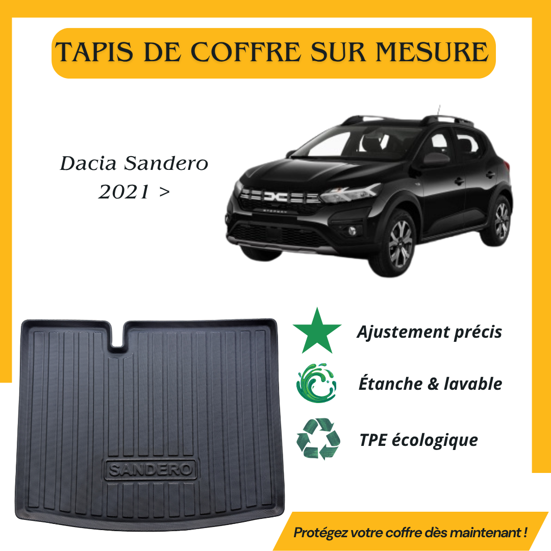 Tapis de coffre 4D DACIA SANDERO 3 2021 >