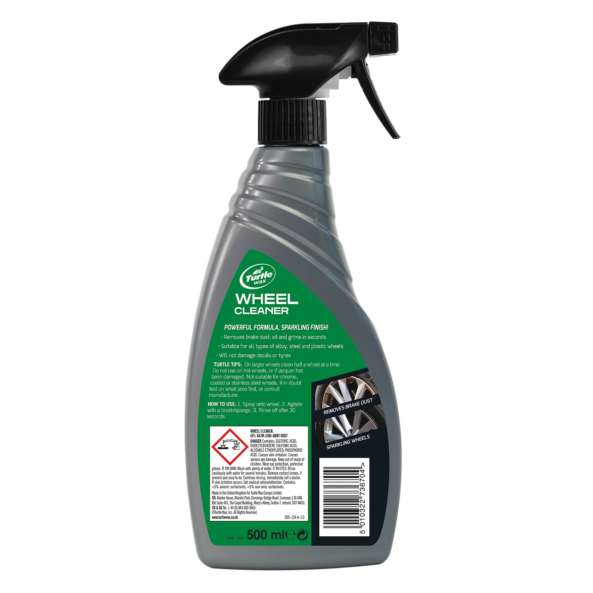 Nettoyant Jantes Turtle Wax – 500 ml