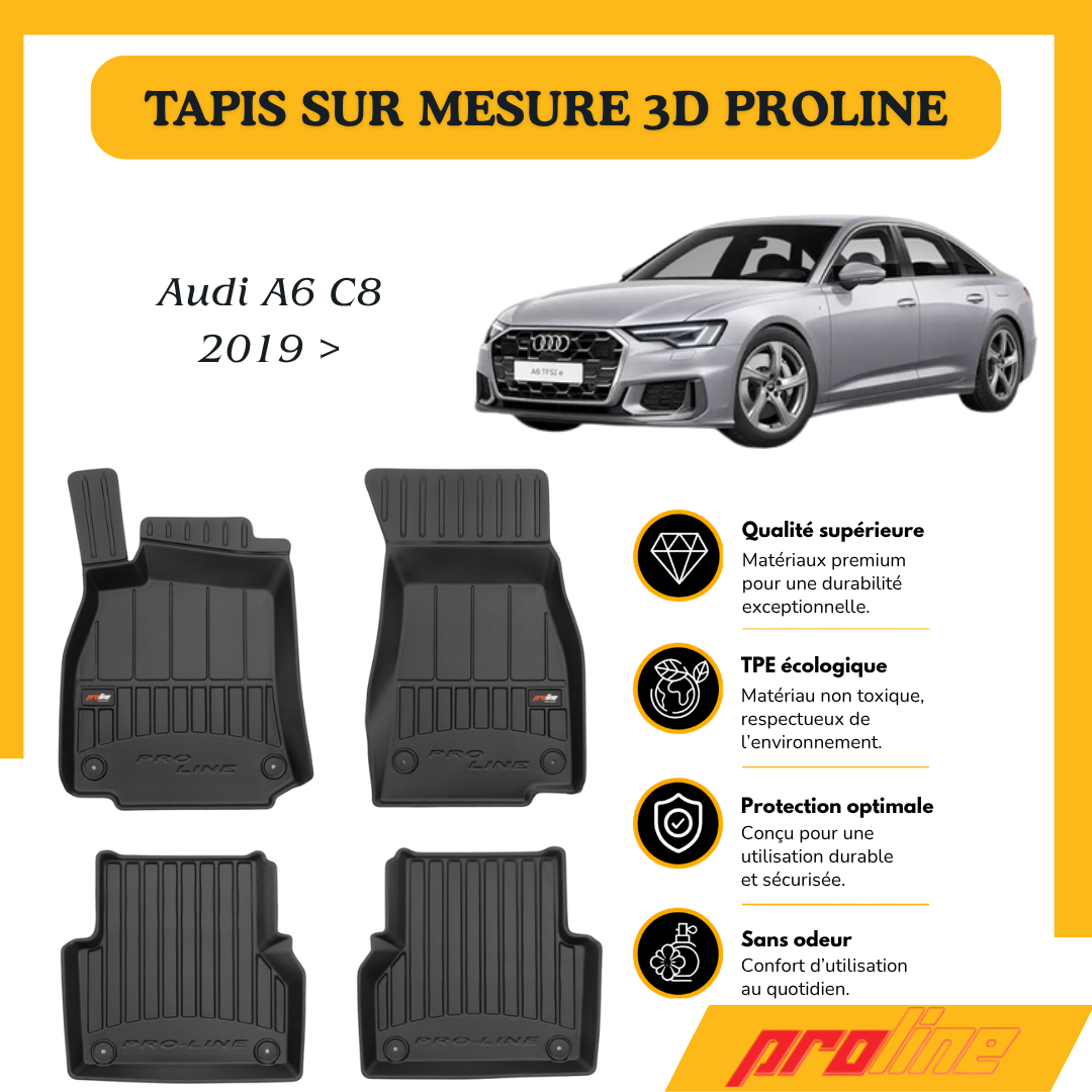 Tapis de sol PROLINE Audi A6 C8 2019 >