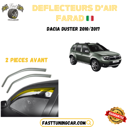 Déflecteurs d'air farad Dacia Duster 2010-2017