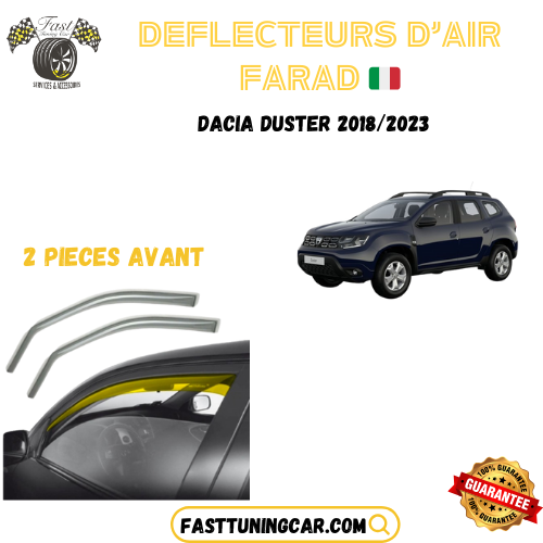 Déflecteurs d'air farad Dacia Duster 2018-2023