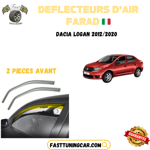 Déflecteurs d'air farad Dacia Logan 2012-2020