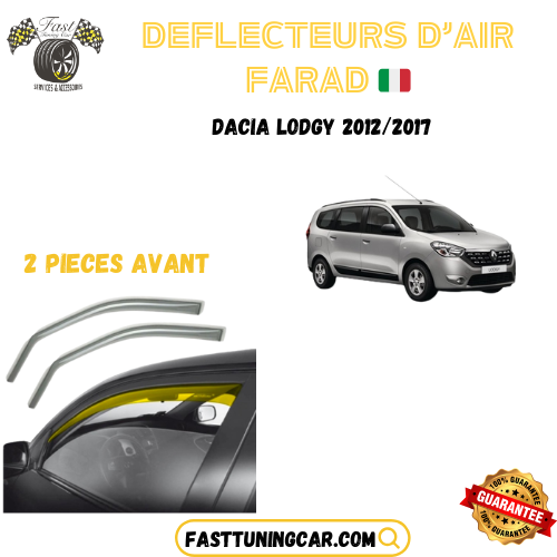 Déflecteurs d'air farad Dacia Lodgy 2012-2017