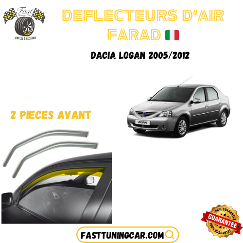 Déflecteurs d'air farad Dacia Logan 2005-2012