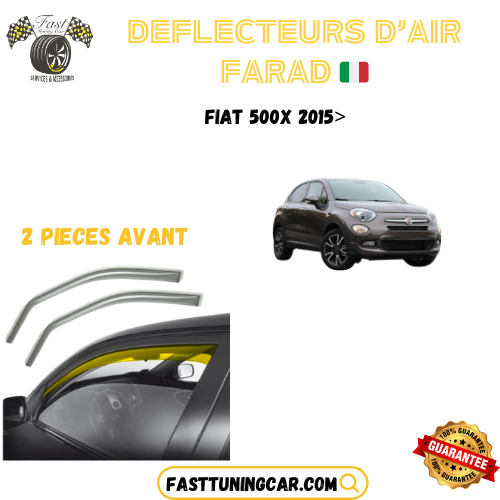 Déflecteurs d'air farad Fiat 500X 2015>