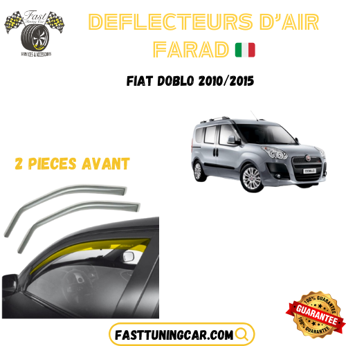 Déflecteurs d'air farad Fiat Doblo 2010-2015