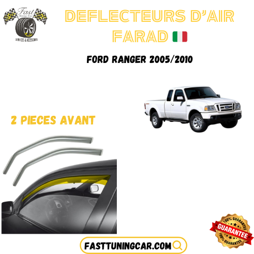 Déflecteurs d'air farad Ford Ranger 2005-2010