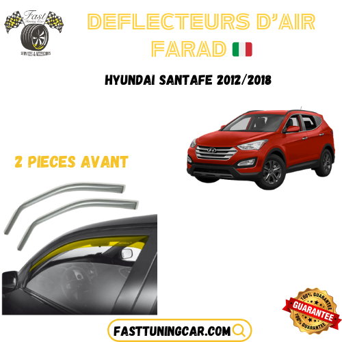 Déflecteurs d'air farad Hyundai Santafe 2012-2018