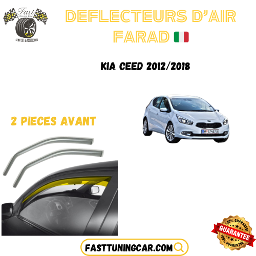 Déflecteurs d'air farad Kia Ceed 2012-2018