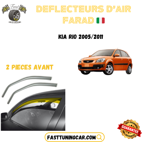 Déflecteurs d'air farad Kia Rio 2005-2011