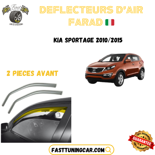 Déflecteurs d'air farad Kia Sportage 2010-2015