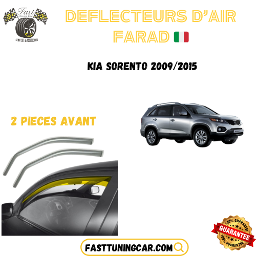 Déflecteurs d'air farad Kia Sorento 2009-2015