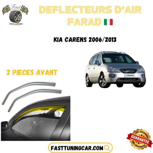 Déflecteurs d'air farad Kia Carens 2006-2013