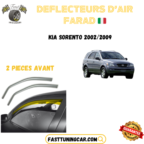 Déflecteurs d'air farad Kia Sorento 2002-2009