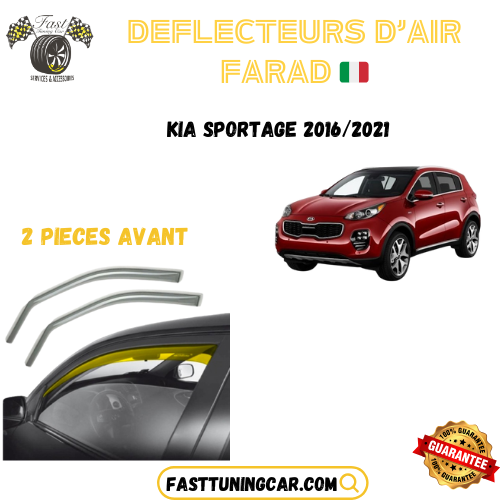 Déflecteurs d'air farad Kia Sportage 2016-2021