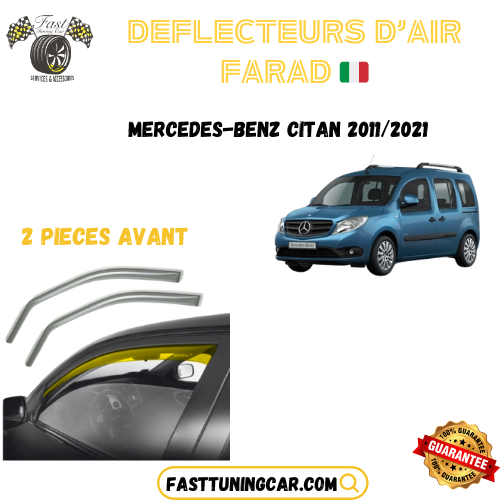 Déflecteurs d'air farad Mercedes-Benz Citan 2011-2021