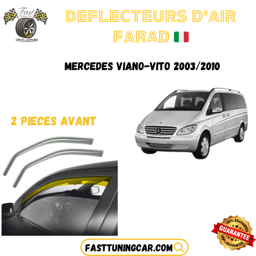 Déflecteurs d'air farad Mercedes Viano-Vito 2003-2010