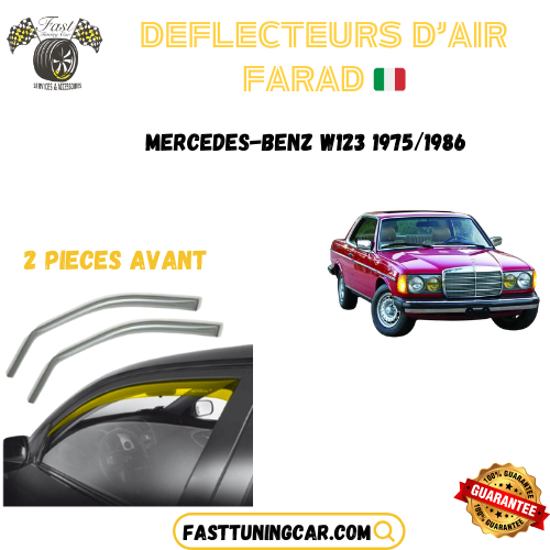 Déflecteurs d'air farad Mercedes-Benz W123 1975-1986