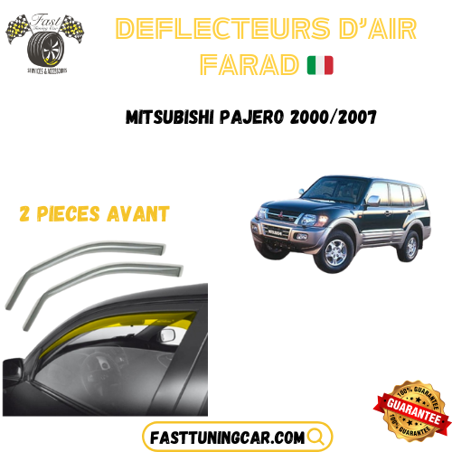 Déflecteurs d'air farad Mitsubishi Pajero 2000-2007