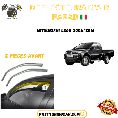 Déflecteurs d'air farad Mitsubishi L200 2006-2014