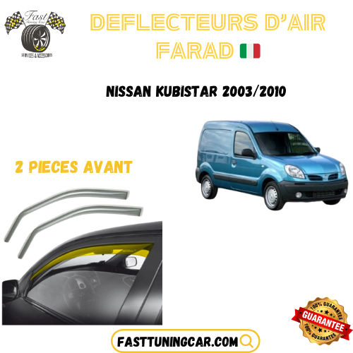 Déflecteurs d'air farad Nissan Kubistar 2003-2010