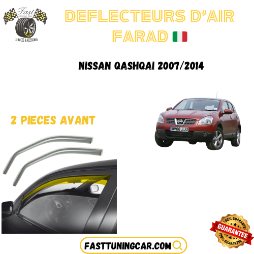 Déflecteurs d'air farad Nissan Qashqai 2007-2014