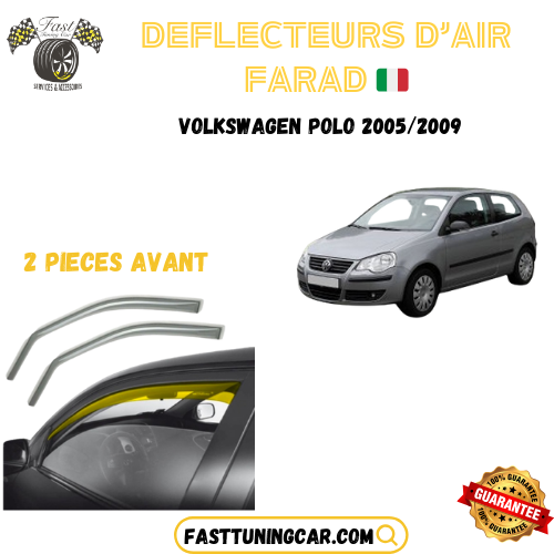 Déflecteurs d'air farad Volkswagen Polo 2005-2009