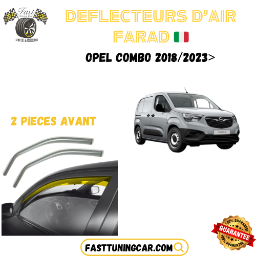 Déflecteurs d'air farad Opel Combo 2018-2023>