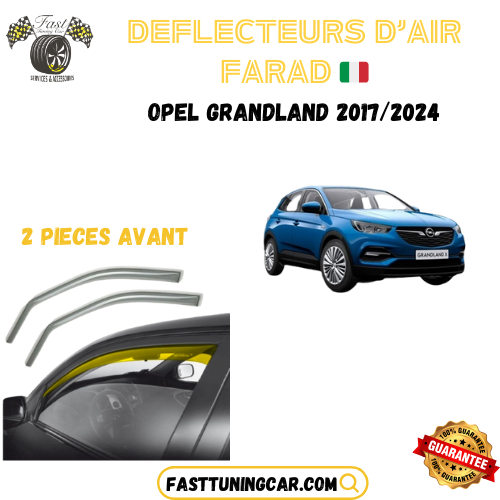 Déflecteurs d'air farad Opel Grandland 2017-2024